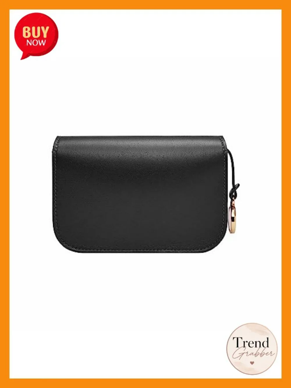 Genuine Leather Flap Crossbody Purse Handbag with Adjustable Strap